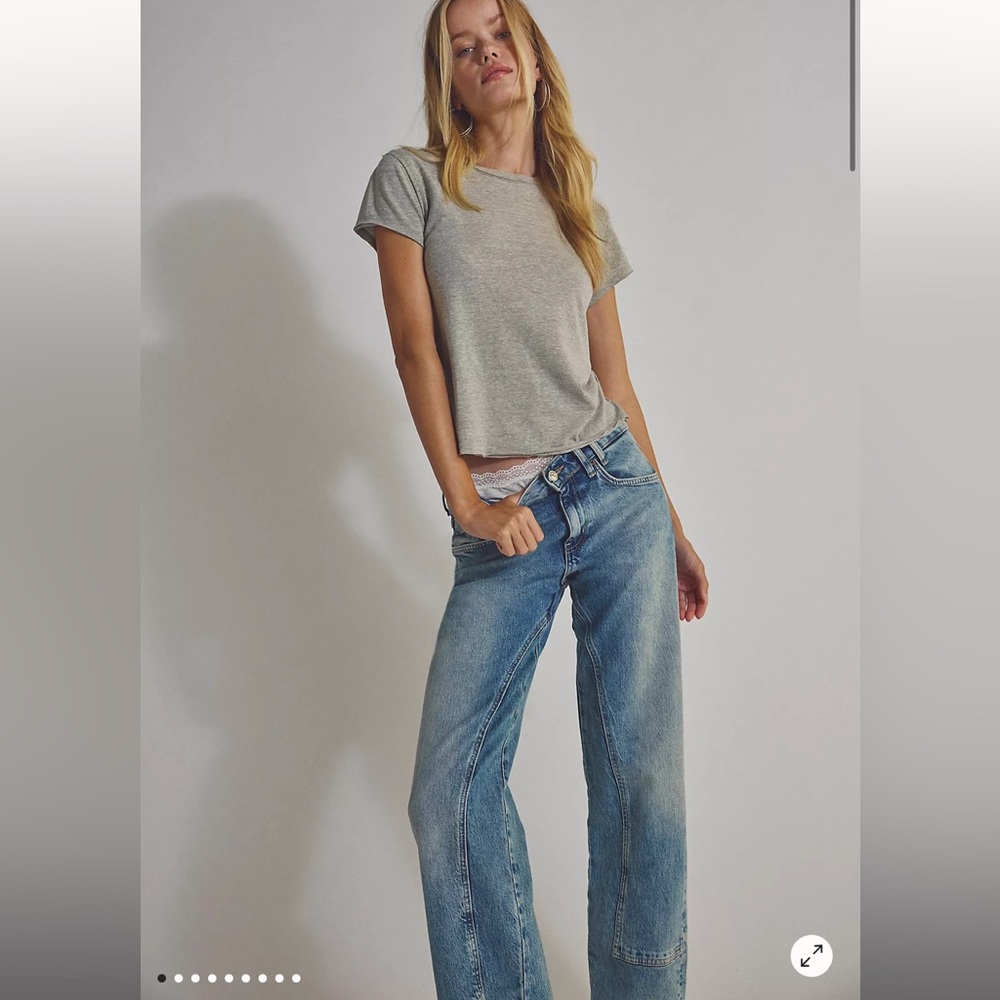 Free people We The Free Risk Taker Mid-Rise Jeans